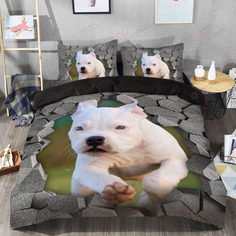 Pitbull Running Bedding Set Pitbull Running Bedding Set
