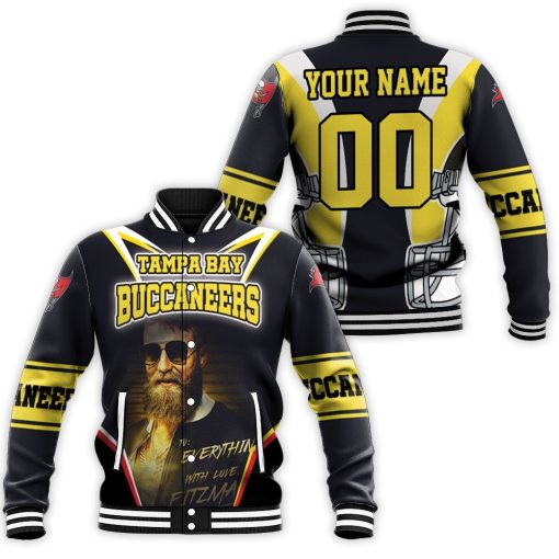 Ryan Fitzpatrick Tampa Bay Buccaneers Personalized Baseball Jacket
