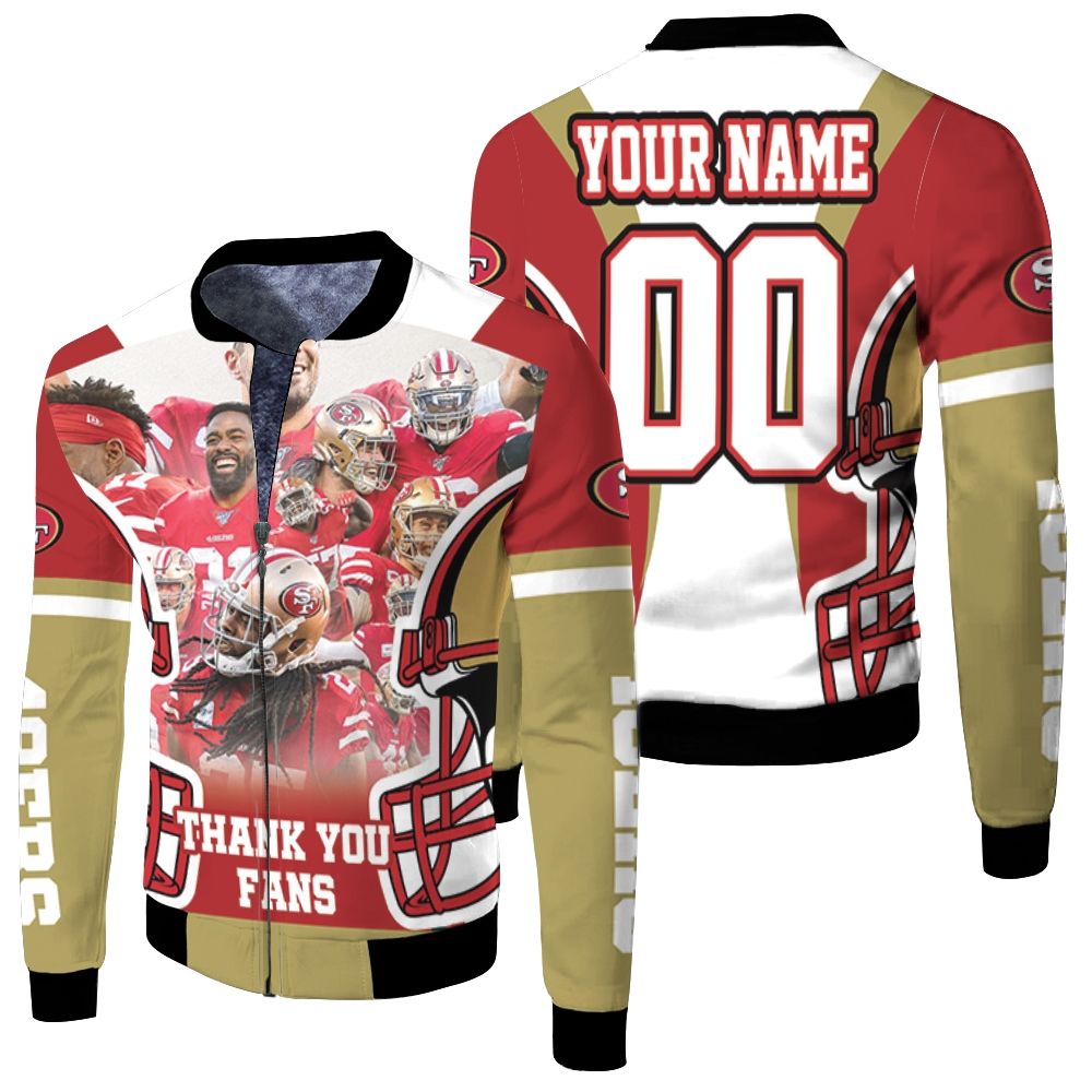 San Francisco 49ers Champions Nfc West Division Super Bowl 2021 Personalized Fleece Bomber Jacket San Francisco 49ers Champions Nfc West Division Super Bowl 2021 Personalized Fleece Bomber Jacket