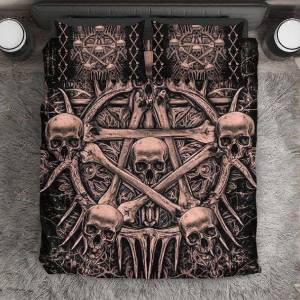 Skull Horror Bedding Set Skull Horror Bedding Set