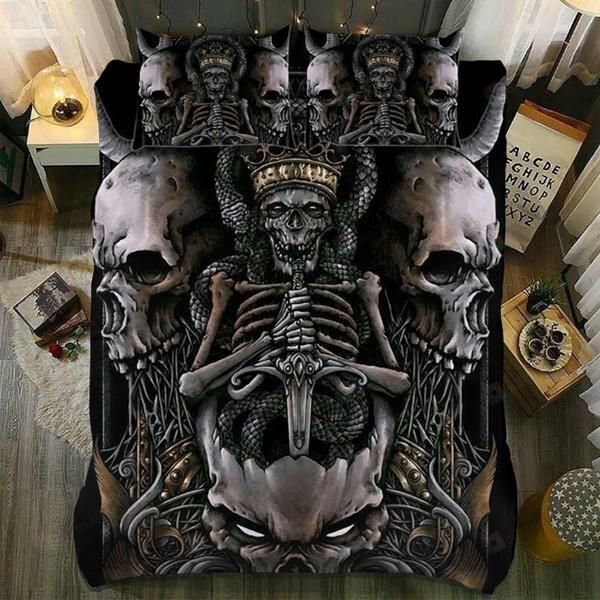 Skull King Bedding Set Skull King Bedding Set