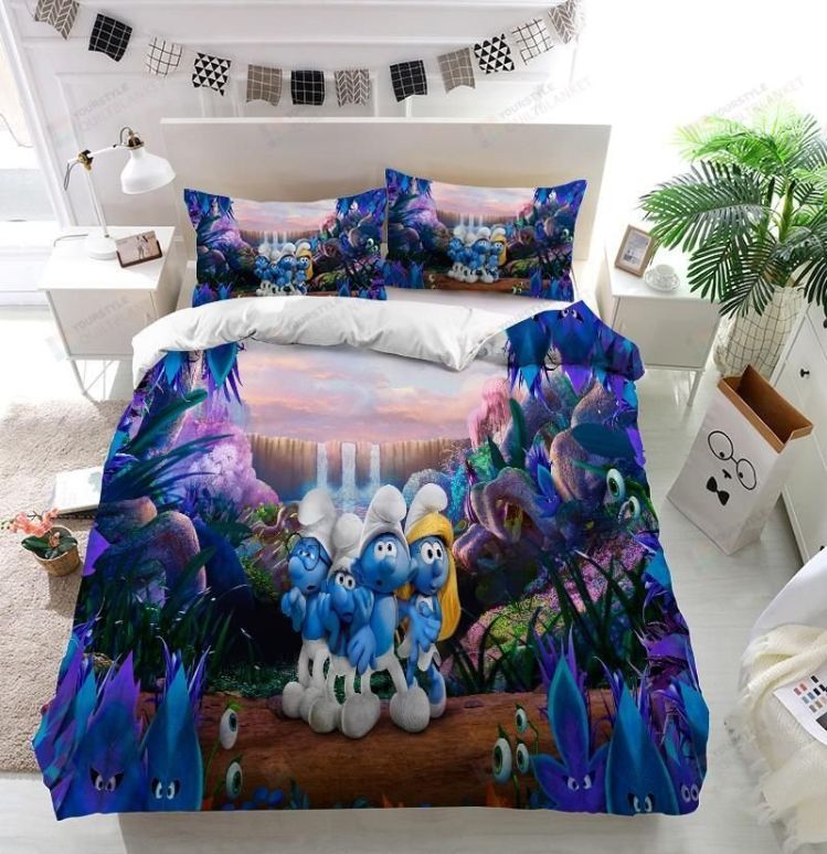 Smurfs Characters Bedding Set Smurfs Characters Bedding Set