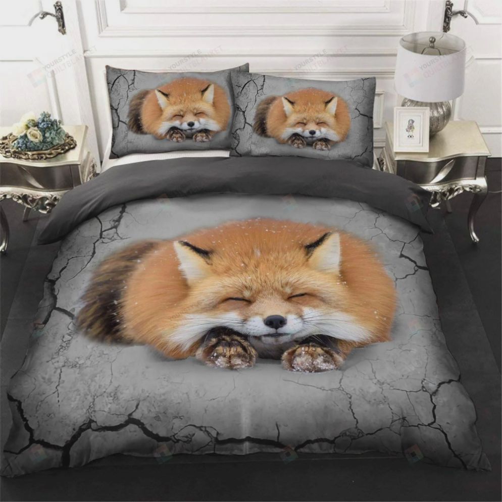 Sweet Fox Hunting Love Bedding Set Sweet Fox Hunting Love Bedding Set
