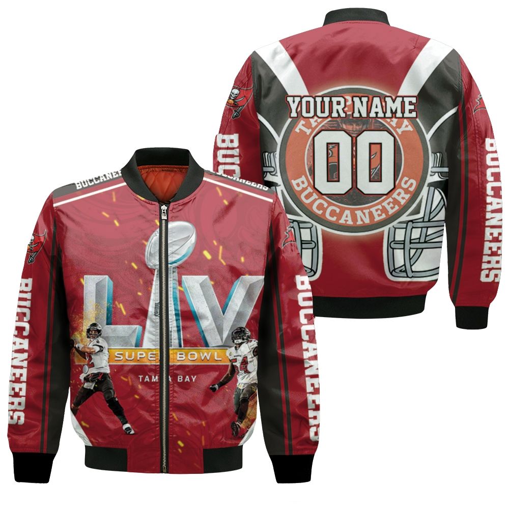 Tampa Bay Buccaneers 2021 Super Bowl Champions Personalized Bomber Jacket Tampa Bay Buccaneers 2021 Super Bowl Champions Personalized Bomber Jacket