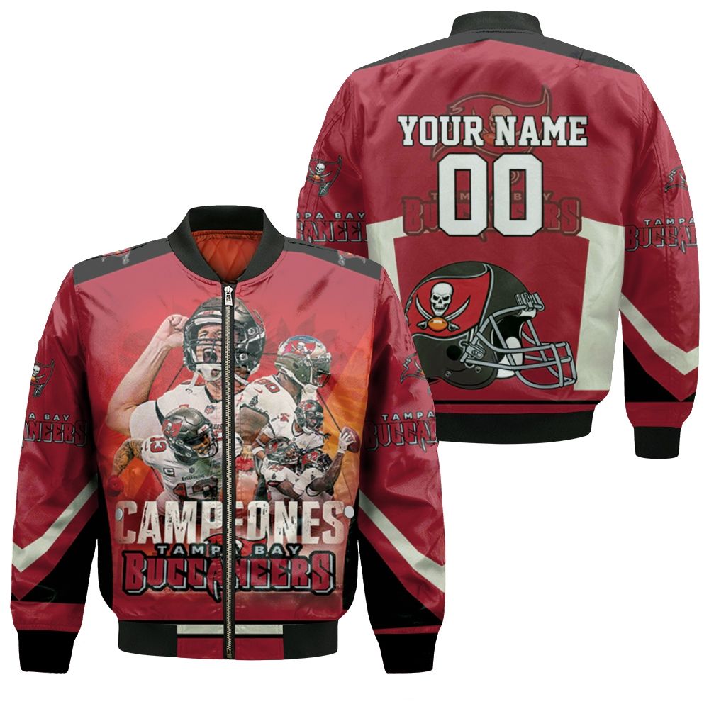 Tampa Bay Buccaneers Campeones Best Players For Fans Personalized Bomber Jacket Tampa Bay Buccaneers Campeones Best Players For Fans Personalized Bomber Jacket