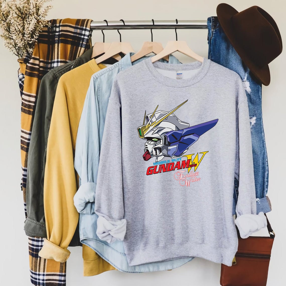Wing Zero Gundam Unisex Sweatshirt Wing Zero Gundam Unisex Sweatshirt