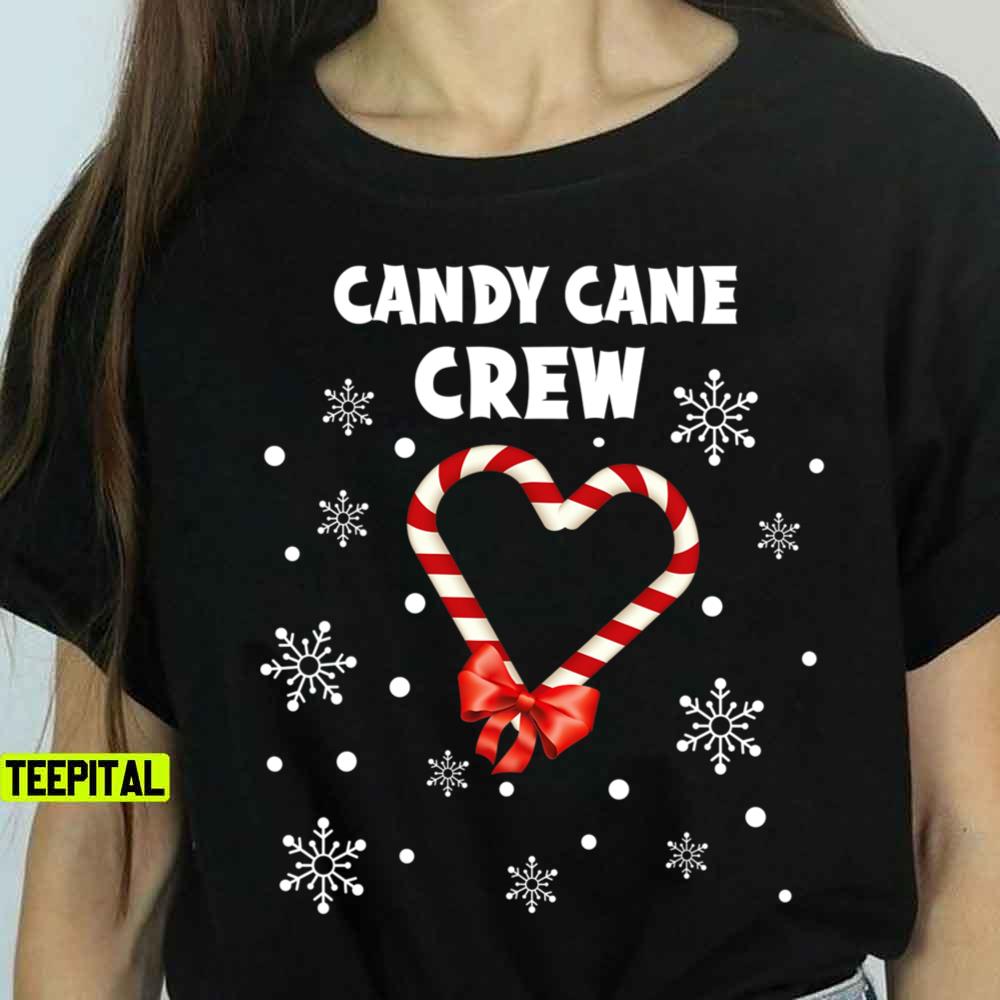 Candy Cane Crew Christmas T-Shirt Candy Cane Crew Christmas T-Shirt