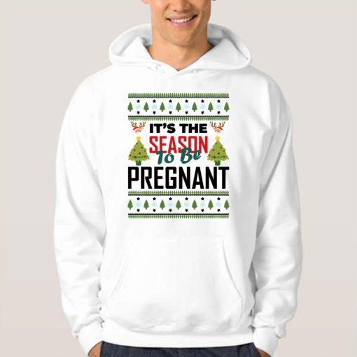 Christmas Its The Season To Be Pregnant T-Shirt