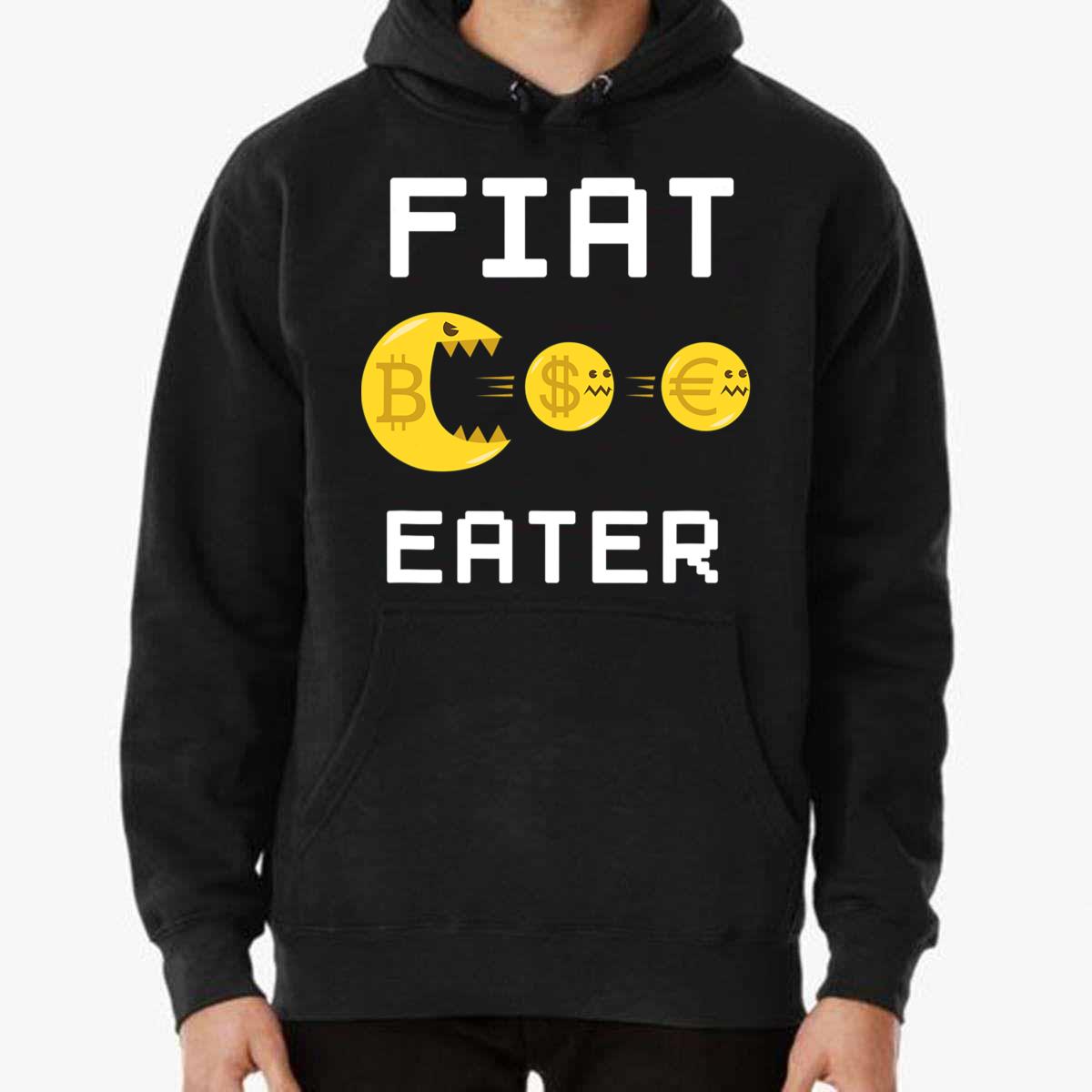 Fiat Eater Bitcoin Pacman Cryptocurrency T-Shirt Fiat Eater Bitcoin Pacman Cryptocurrency T-Shirt