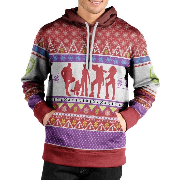 Guardians of the Christmas Galaxy Unisex Pullover And Zipped Hoodie Guardians of the Christmas Galaxy Unisex Pullover And Zipped Hoodie