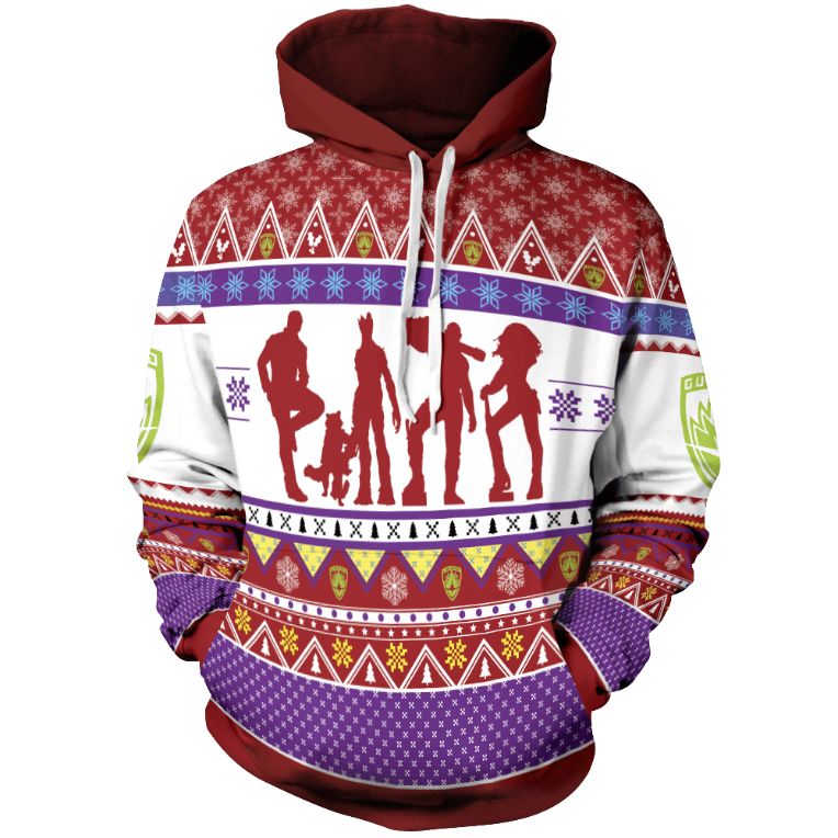 Guardians of the Christmas Galaxy Unisex Pullover And Zipped Hoodie Guardians of the Christmas Galaxy Unisex Pullover And Zipped Hoodie