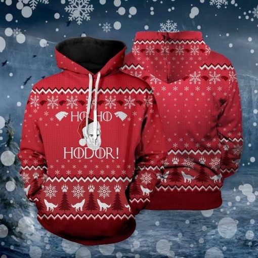 Ho! Ho! Hodor! Unisex Hoodie, Game Of Throne Hoodie