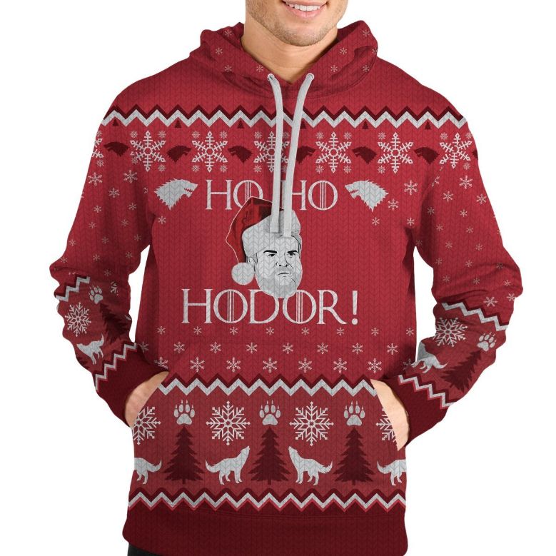 Ho! Ho! Hodor! Unisex Hoodie, Game Of Throne Hoodie Ho! Ho! Hodor! Unisex Hoodie, Game Of Throne Hoodie