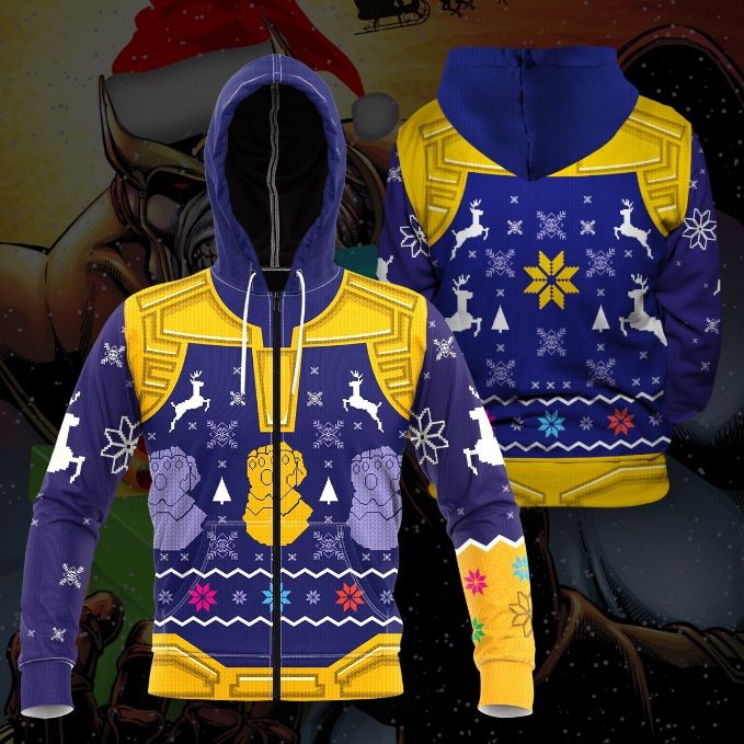 Mad Titan Christmas Unisex Pullover And Zipped Hoodie Mad Titan Christmas Unisex Pullover And Zipped Hoodie