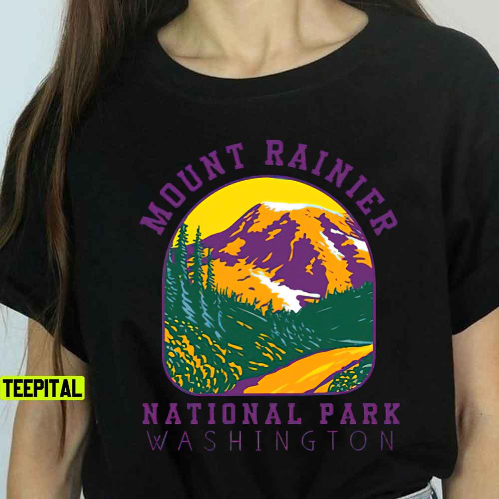 National Park Washington Mount Rainier T-Shirt National Park Washington Mount Rainier T-Shirt