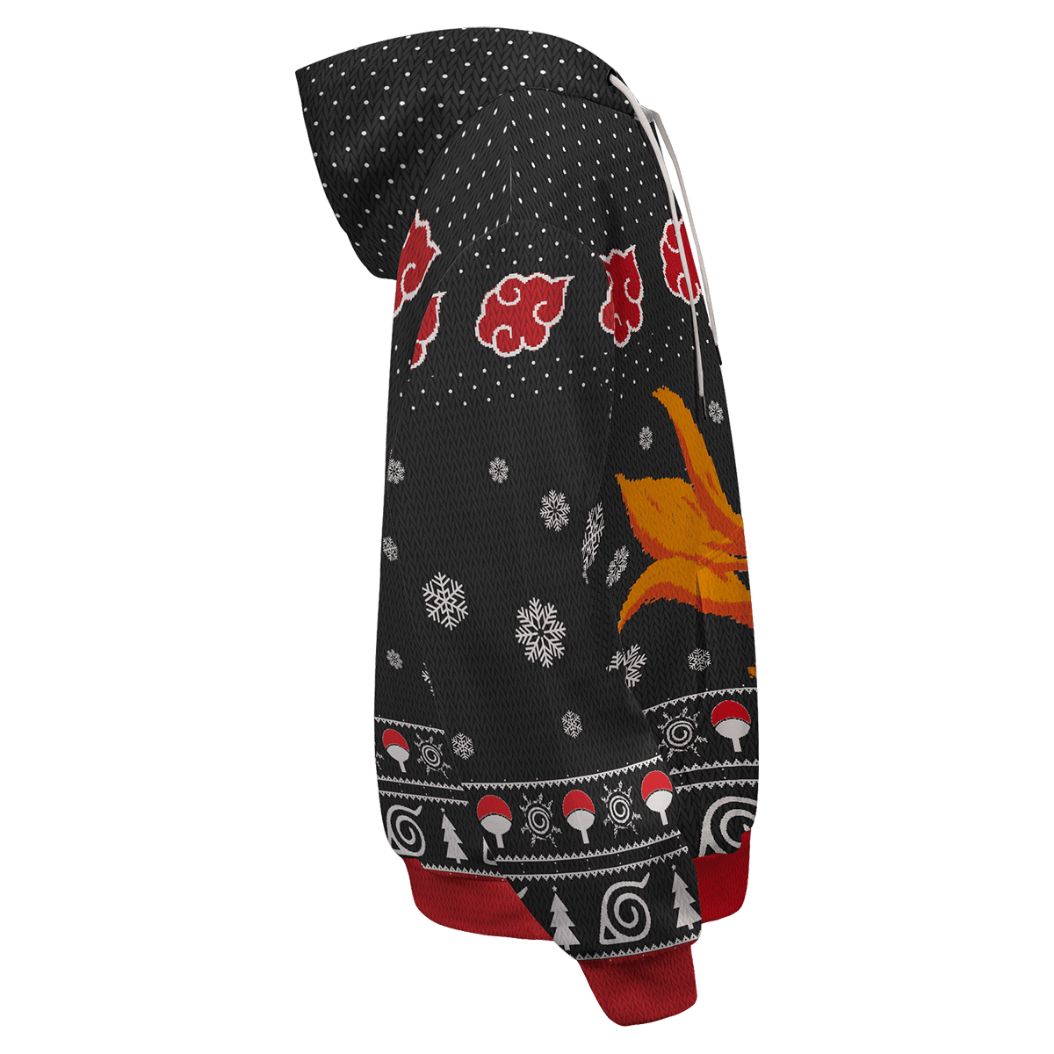 Nine Tailed Kurama Christmas Unisex Pullover Hoodie Nine Tailed Kurama Christmas Unisex Pullover Hoodie