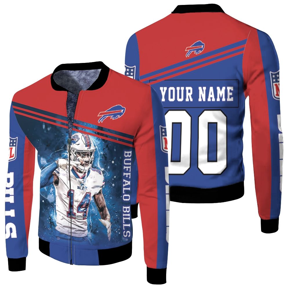 14 Stefon Diggs 14 Buffalo Bills Great Player 2020 Nfl Personalized 1 Fleece Bomber Jacket 14 Stefon Diggs 14 Buffalo Bills Great Player 2020 Nfl Personalized 1 Fleece Bomber Jacket