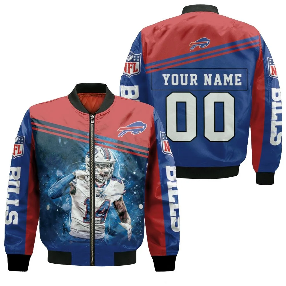 14 Stefon Diggs 14 Buffalo Bills Great Player 2020 Nfl Season Personalized Bomber Jacket 14 Stefon Diggs 14 Buffalo Bills Great Player 2020 Nfl Season Personalized Bomber Jacket