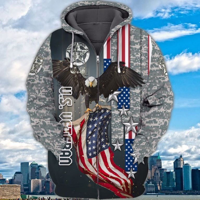 4th Of July Independence American Veteran Eagle 3d Zip Hoodie 4th Of July Independence American Veteran Eagle 3d Zip Hoodie