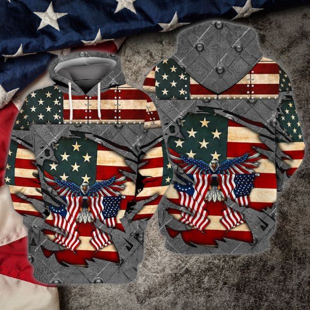 4th Of July Independence Day Memorial Day Native American 3d Zip Hoodie 4th Of July Independence Day Memorial Day Native American 3d Zip Hoodie