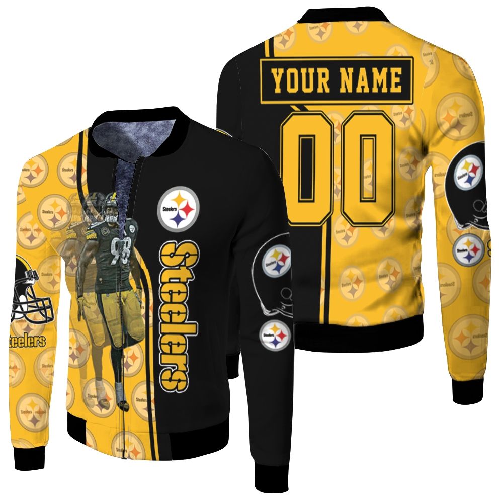 98 Vince Williams Great Player Pittsburgh Steelers 2020 Nfl Season Personalized Fleece Bomber Jacket 98 Vince Williams Great Player Pittsburgh Steelers 2020 Nfl Season Personalized Fleece Bomber Jacket