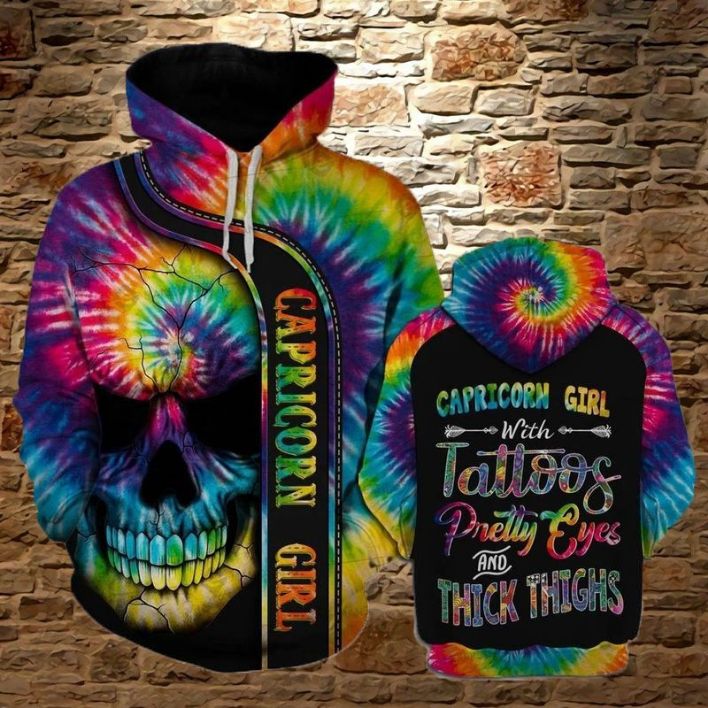 Capricorn Girl With Pretty Eyes Thick Thighs Over Print 3d Zip Hoodie Capricorn Girl With Pretty Eyes Thick Thighs Over Print 3d Zip Hoodie