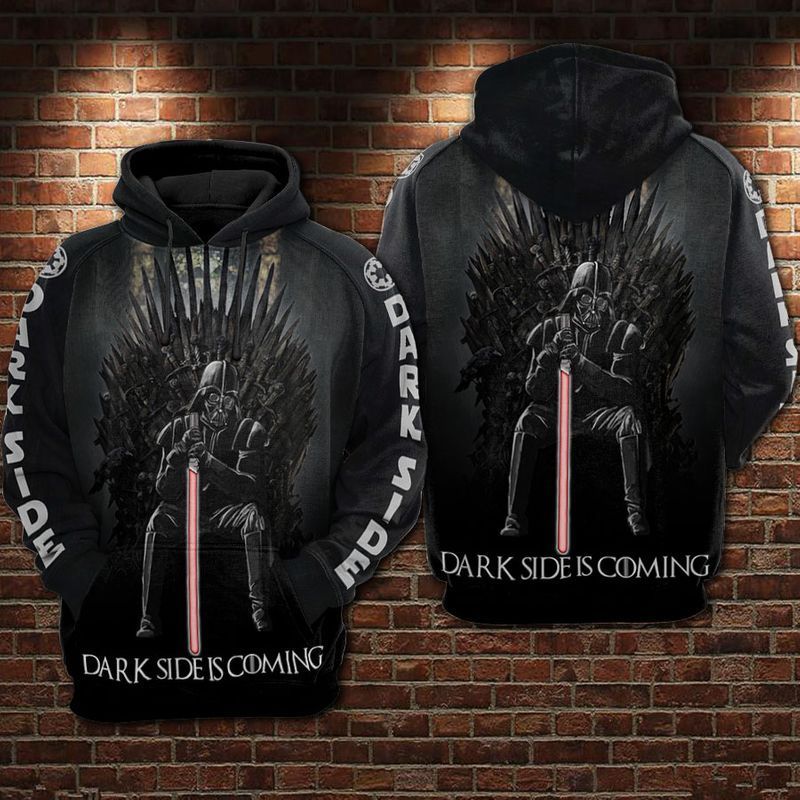 Darth Vader Star Wars Jacket Shirt Game Of Thrones Dark Side Is Coming Darth Vader Over Print 3d Zip Hoodie Darth Vader Star Wars Jacket Shirt Game Of Thrones Dark Side Is Coming Darth Vader Over Print 3d Zip Hoodie