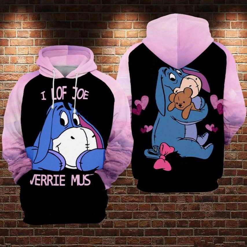 Eeyore Cartoon Winnie The Pooh I Lof Joe Verrie Must Over Print 3d Zip Hoodie Eeyore Cartoon Winnie The Pooh I Lof Joe Verrie Must Over Print 3d Zip Hoodie