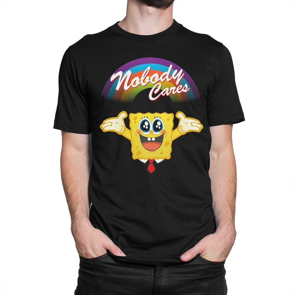 SpongeBob SquarePants Nobody Cares T-Shirt SpongeBob SquarePants Nobody Cares T-Shirt