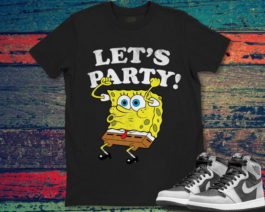 Spongebob Let's Party Birthday Unisex Gift T-Shirt Spongebob Let's Party Birthday Unisex Gift T-Shirt