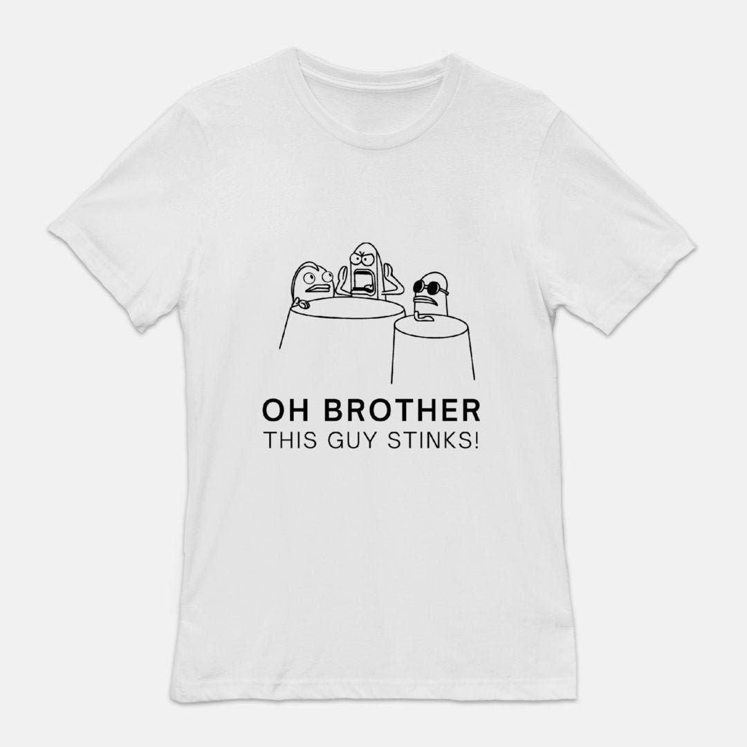 Spongebob Squarepants Oh Brother This Guy Stinks Fish T-Shirt Spongebob Squarepants Oh Brother This Guy Stinks Fish T-Shirt