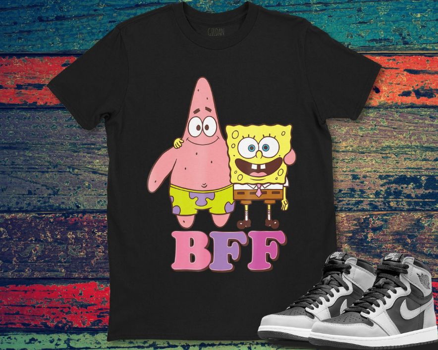Spongebob Squarepants Patrick Star Best Friends Unisex T-Shirt Spongebob Squarepants Patrick Star Best Friends Unisex T-Shirt