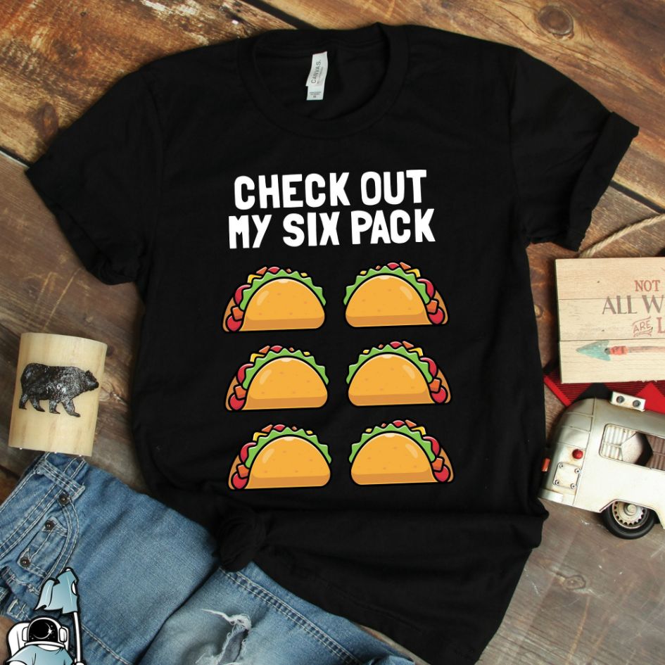 Taco Six Pack Unisex T-Shirt Taco Six Pack Unisex T-Shirt
