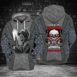 Welder I Am A Welder I Cant Fix Stupid But I Can Fix What Stupid Does 3d Zip Hoodie