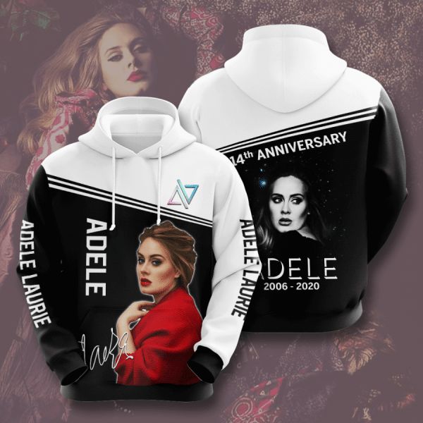 Adele 14th Anniversary 2006 2020 Signature Design Gift For Fan Custom 3d All Over Printed Hoodie Adele 14th Anniversary 2006 2020 Signature Design Gift For Fan Custom 3d All Over Printed Hoodie