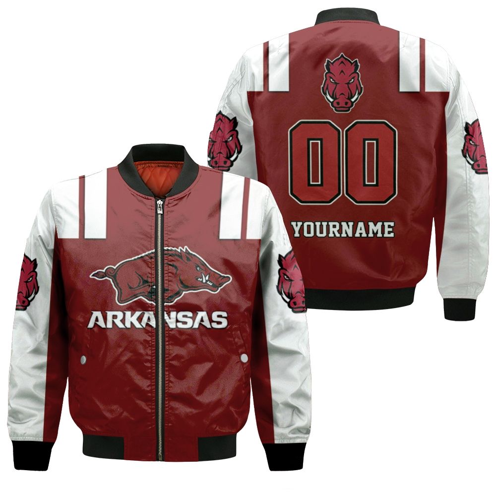Arkansas Razorbacks Ncaa For Razorbacks Fans Personalized Bomber Jacket Arkansas Razorbacks Ncaa For Razorbacks Fans Personalized Bomber Jacket