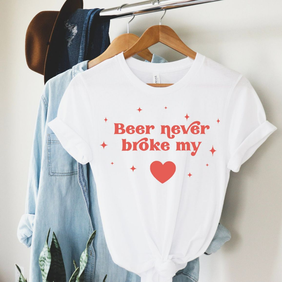 Beer Never Broke My Heart Tee Valentines Shirt Beer Never Broke My Heart Tee Valentines Shirt
