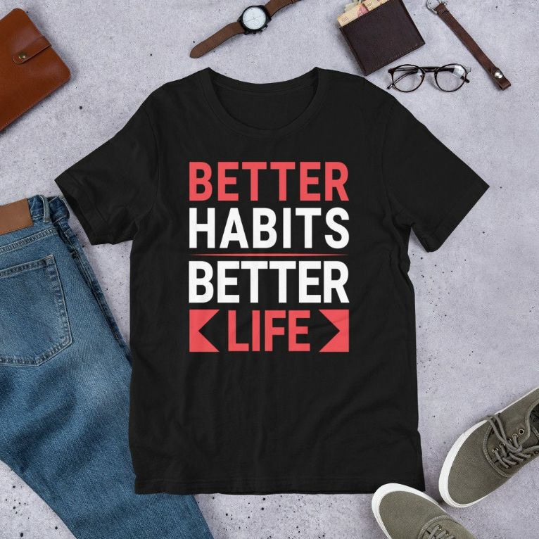 Better Life Good Habits Shirt Better Life Good Habits Shirt