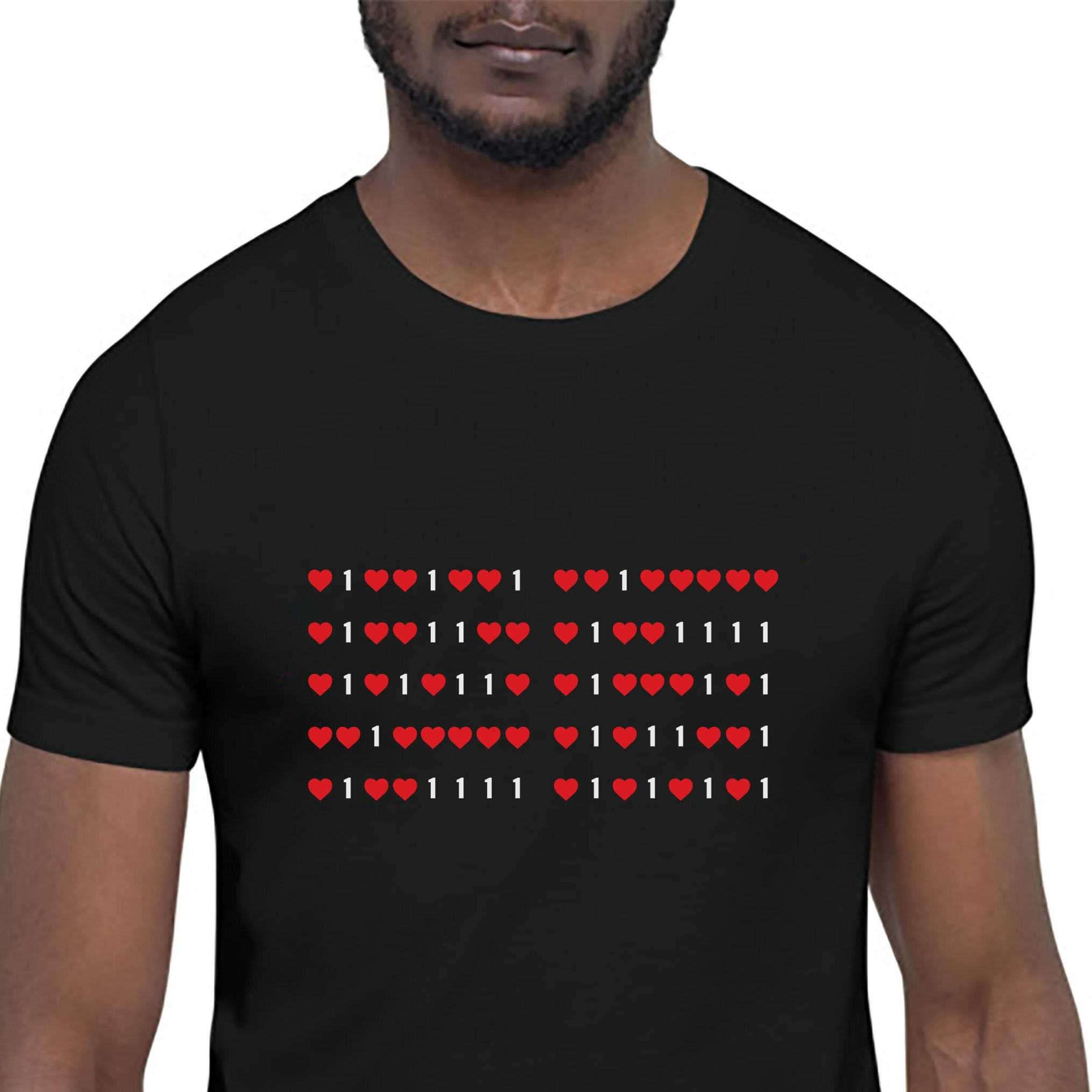 Binary I Love You T-Shirt Binary I Love You T-Shirt
