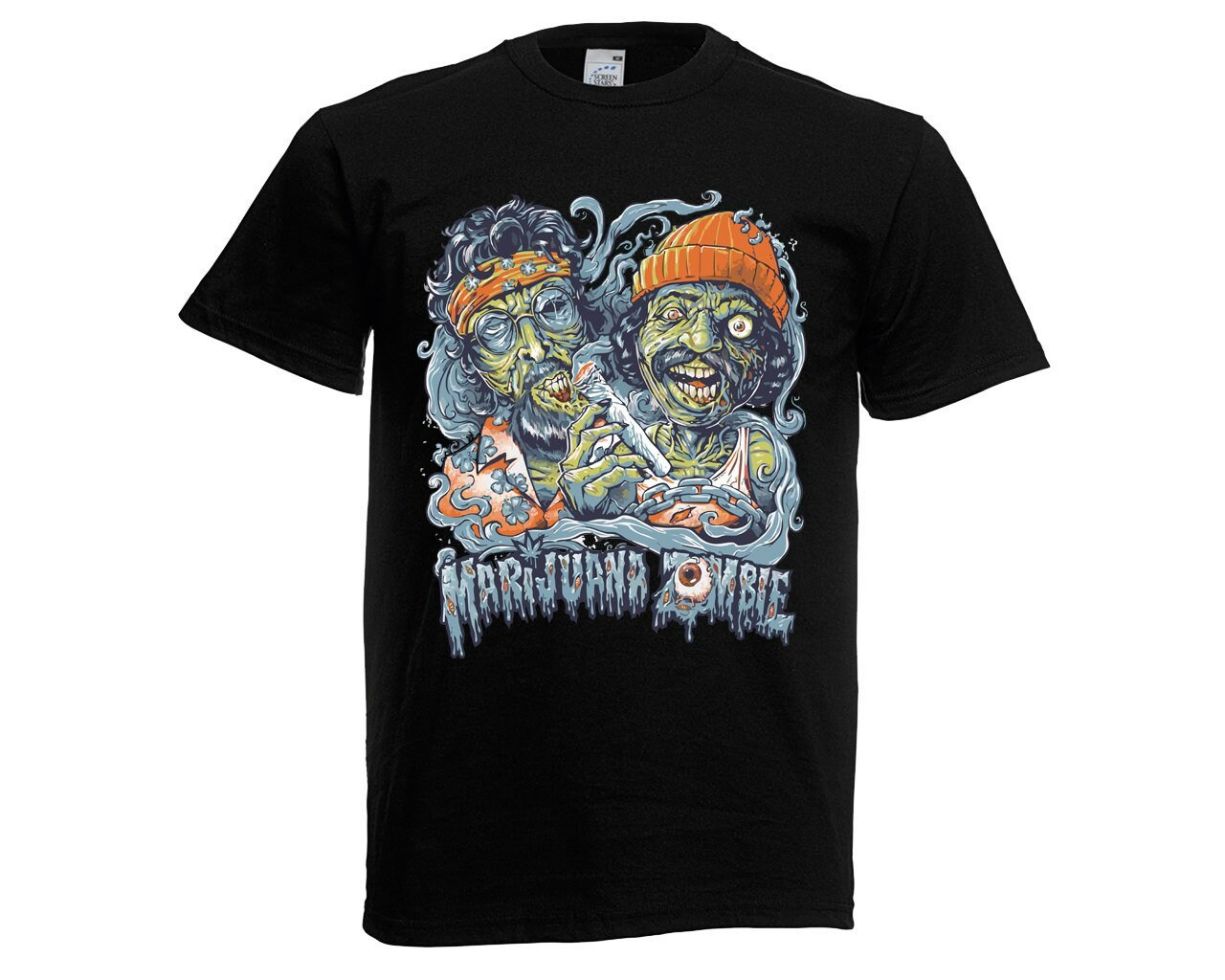 Cheech And Chong Marijuana Zombie Unisex T-Shirt Cheech And Chong Marijuana Zombie Unisex T-Shirt