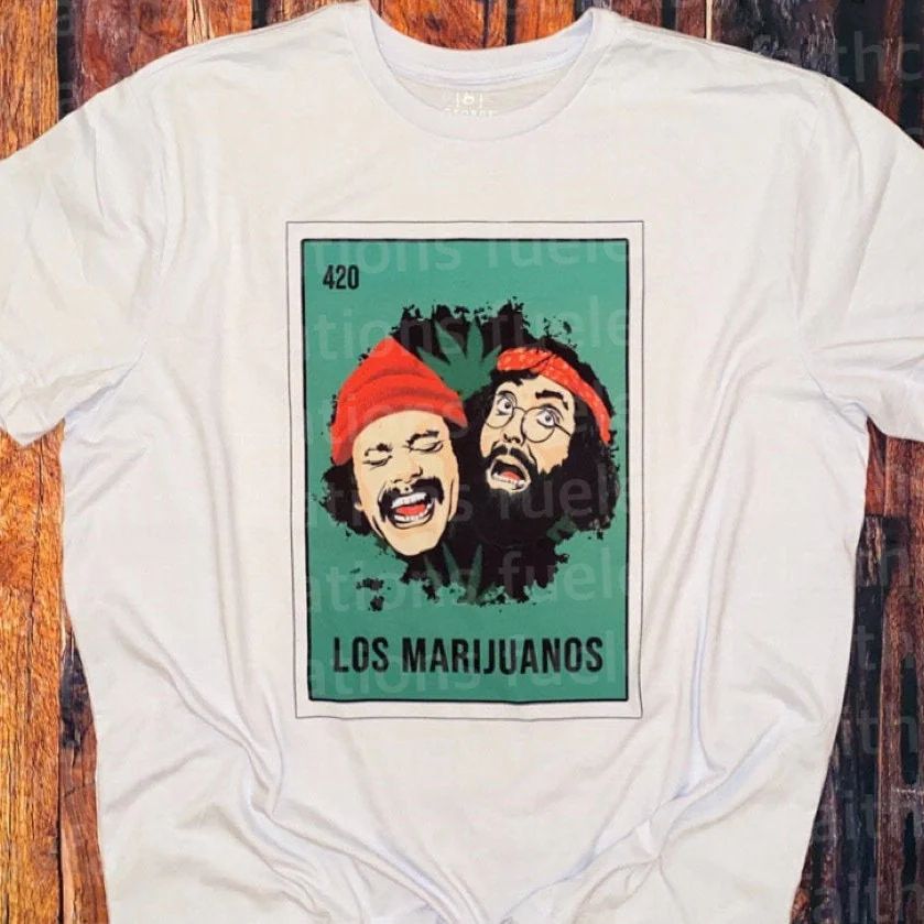 Cheech And Chong PNG Digital Unisex T-Shirt Cheech And Chong PNG Digital Unisex T-Shirt