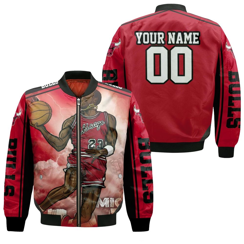 Chicago Bulls Michael Jordan Legends For Fans Personalized Bomber Jacket Chicago Bulls Michael Jordan Legends For Fans Personalized Bomber Jacket
