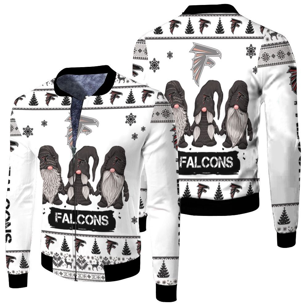 Christmas Gnomes Atlanta Falcons Ugly Sweatshirt Christmas 3d Fleece Bomber Jacket Christmas Gnomes Atlanta Falcons Ugly Sweatshirt Christmas 3d Fleece Bomber Jacket