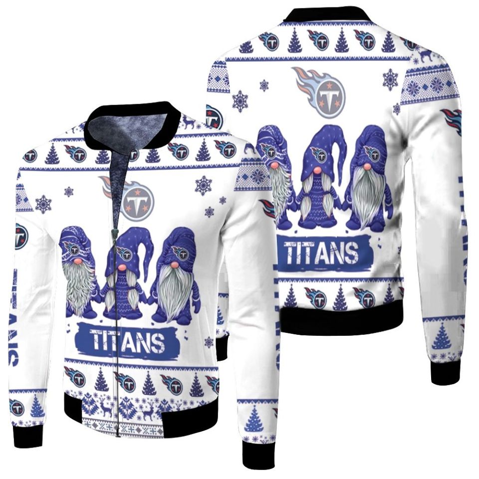 Christmas Gnomes Tennessee Titans Ugly Sweatshirt Christmas 3d Fleece Bomber Jacket Christmas Gnomes Tennessee Titans Ugly Sweatshirt Christmas 3d Fleece Bomber Jacket