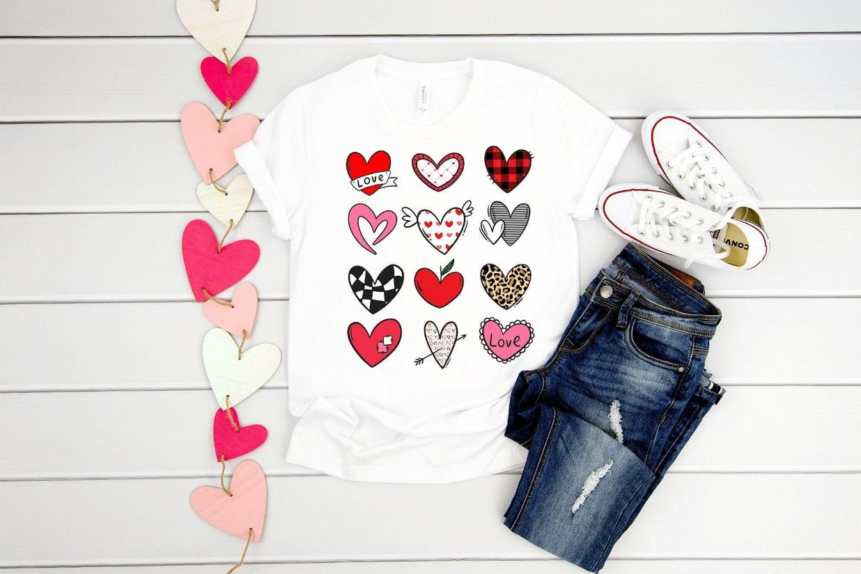 Cute Heart Valentine Shirt Cute Heart Valentine Shirt