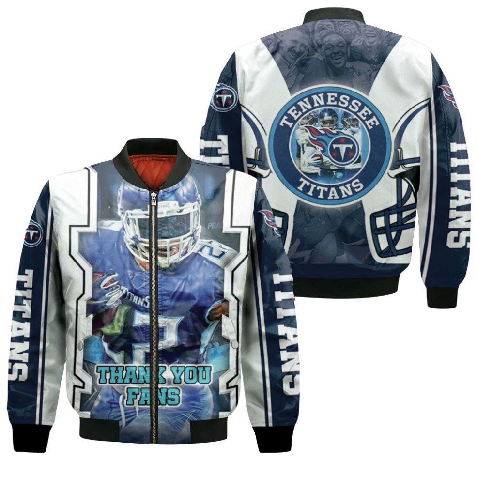 Derrick Henry #22 Tennessee Titans Afc Soth Champions Division Super Bowl 2021 Bomber Jacket Derrick Henry #22 Tennessee Titans Afc Soth Champions Division Super Bowl 2021 Bomber Jacket