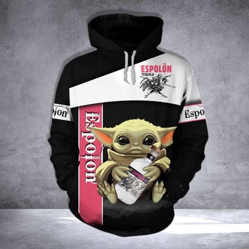 Espolon Logo Baby Yoda Star Wars All Over Printed 3d Hoodie Espolon Logo Baby Yoda Star Wars All Over Printed 3d Hoodie