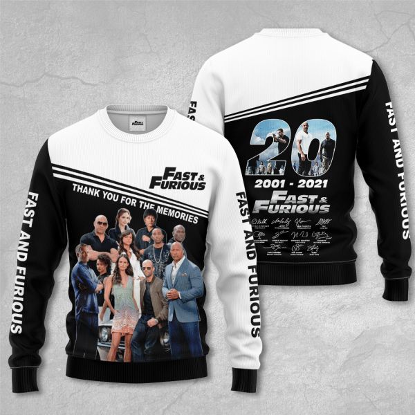 Fast And Furious 20 Years Anniversary 2001 2021 Signature 3d All Over Printed Hoodie Fast And Furious 20 Years Anniversary 2001 2021 Signature 3d All Over Printed Hoodie