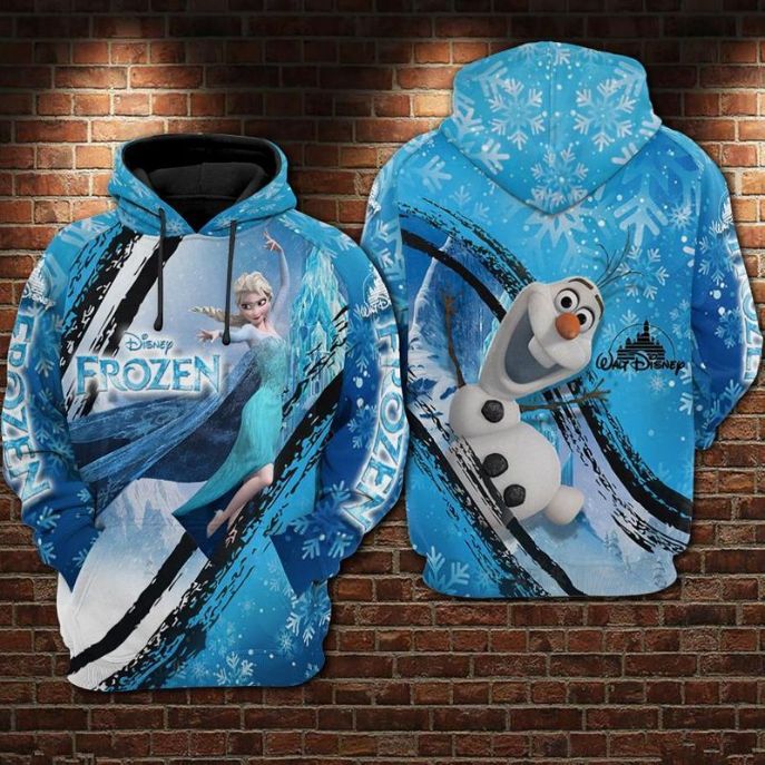 For Frozen Lovers Elsa And Olaf 3d Hoodie For Frozen Lovers Elsa And Olaf 3d Hoodie