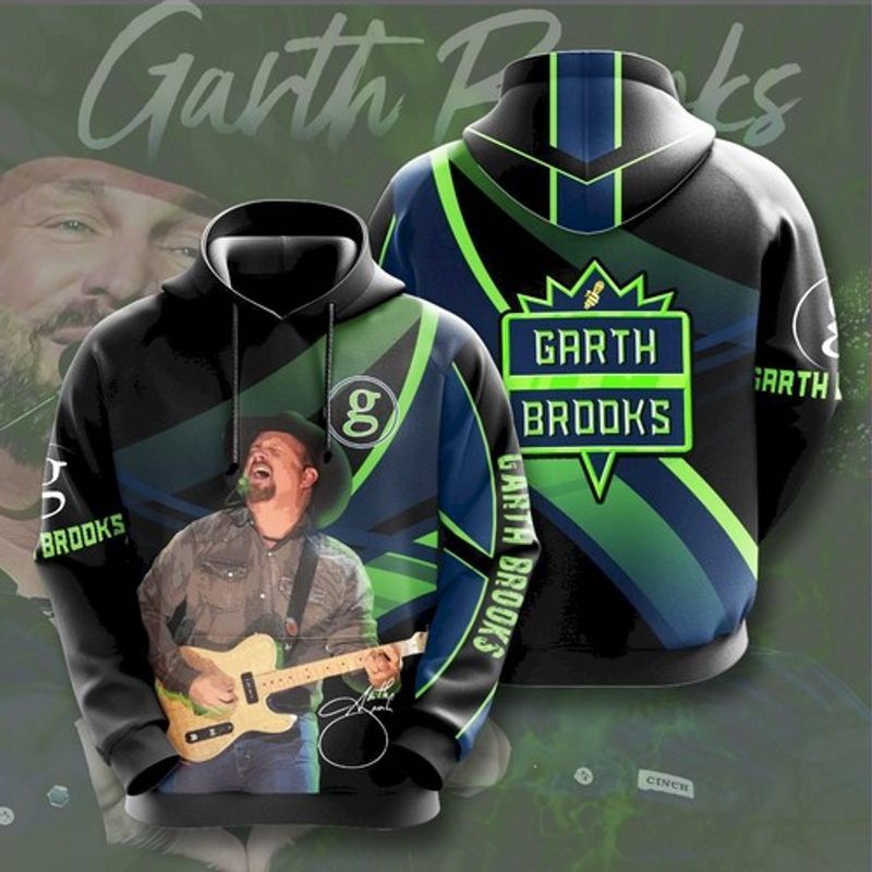 Garth Brooks 3 3d Hoodie Garth Brooks 3 3d Hoodie
